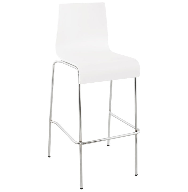 Kokoon Design - COBE - Design barkruk - 51x52x103 cm - Wit - Majorr