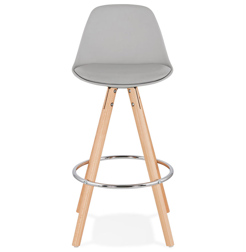 Kokoon Design - ANAU MINI - Design barkruk - Grijs/ naturel - Majorr