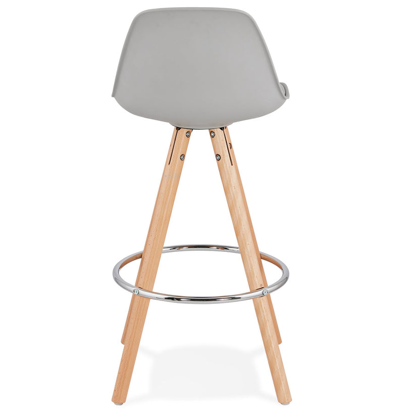 Kokoon Design - ANAU MINI - Design barkruk - Grijs/ naturel - Majorr