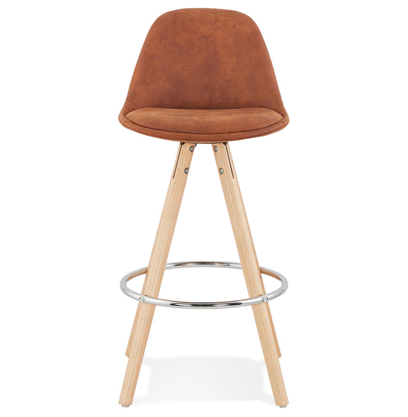 Kokoon Design - AGOUTI MINI 65 - Design barkruk - Bruin/ naturel - Majorr