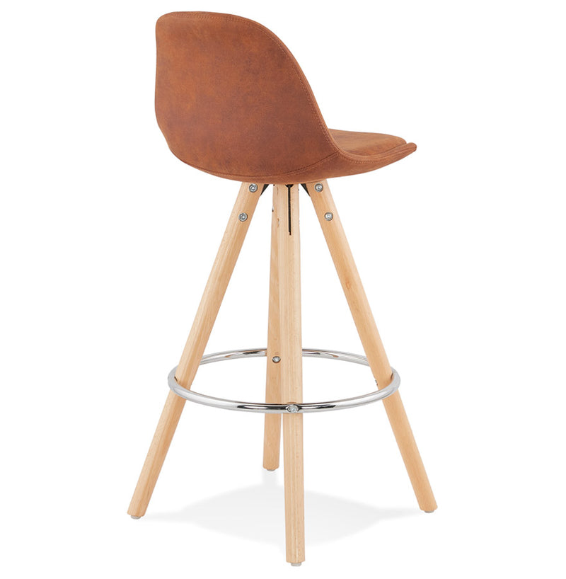 Kokoon Design - AGOUTI MINI 65 - Design barkruk - Bruin/ naturel - Majorr