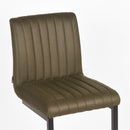 LABEL51 Barkruk Milo - Army green - Microfiber - Zithoogte 65 - Majorr