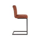 LABEL51 Barkruk Milo - Rust - Velours - Zithoogte 65 - Majorr