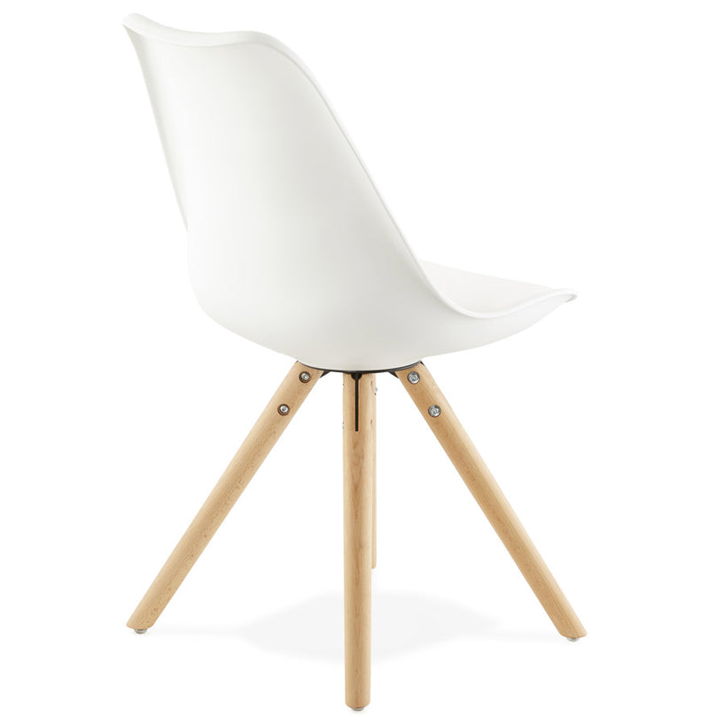 Kokoon Design - Eetkamerstoel TOLIK - Design Stoel - Wit - Majorr