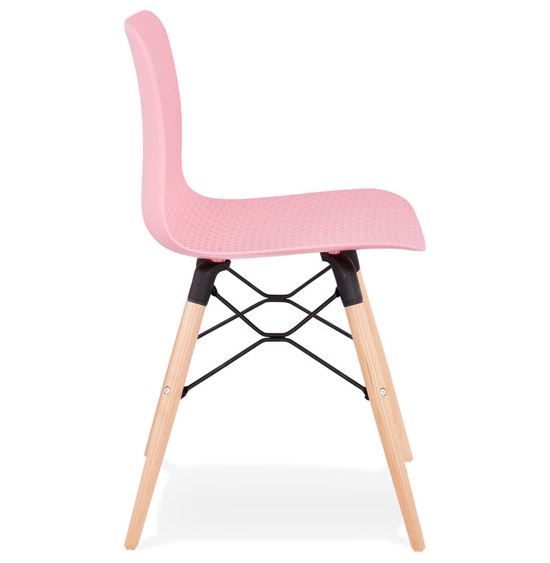 Kokoon Design - Eetkamerstoel GINTO - Design Stoel - Roze - Majorr