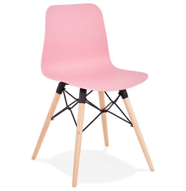 Kokoon Design - Eetkamerstoel GINTO - Design Stoel - Roze - Majorr