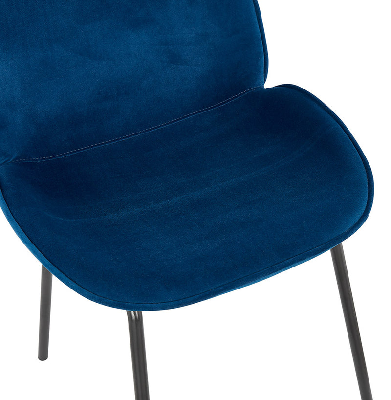 Kokoon Design - Eetkamerstoel AGATH - Design Stoel - Blauw - Majorr