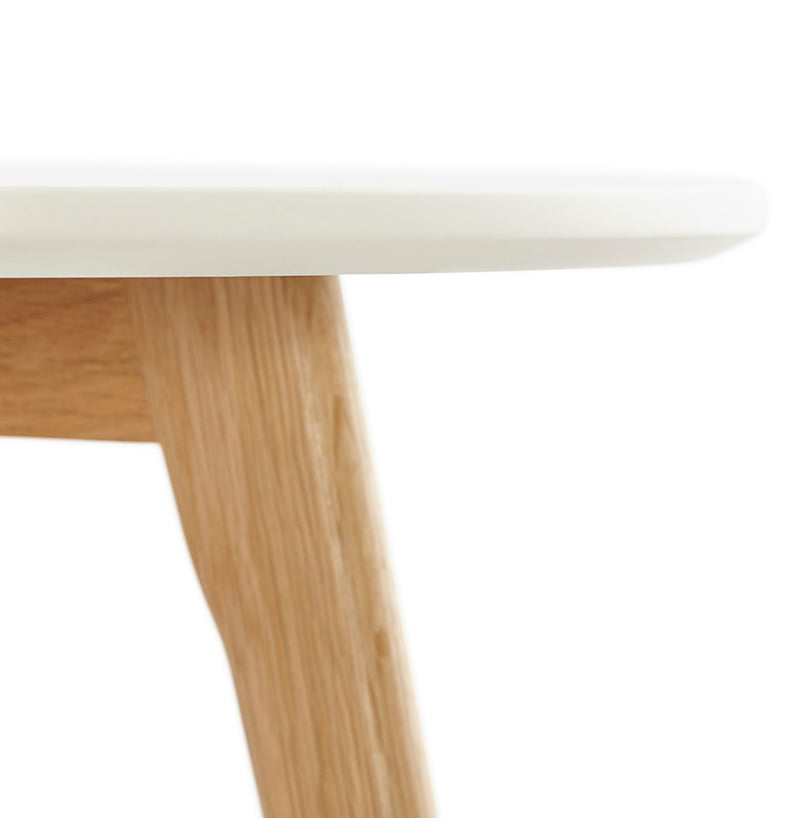 Kokoon Design - Set van 2 Bijzettafels ESPINO - Design lage tafel - Wit - Majorr
