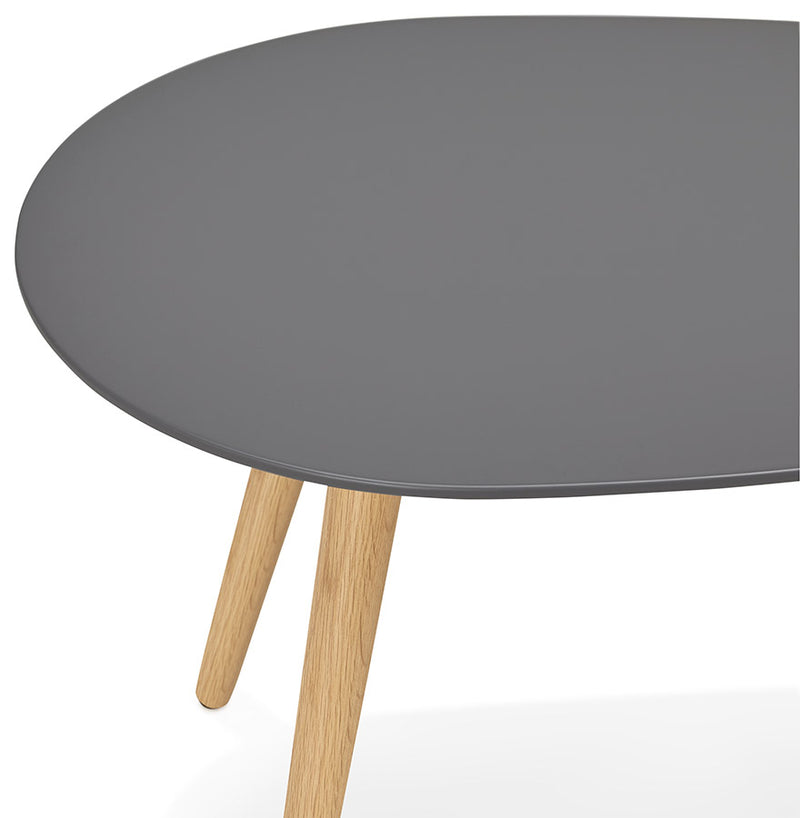 Kokoon Design - Set van 2 Salontafels GOSMI - Design lage tafel - Donkergrijs - Majorr