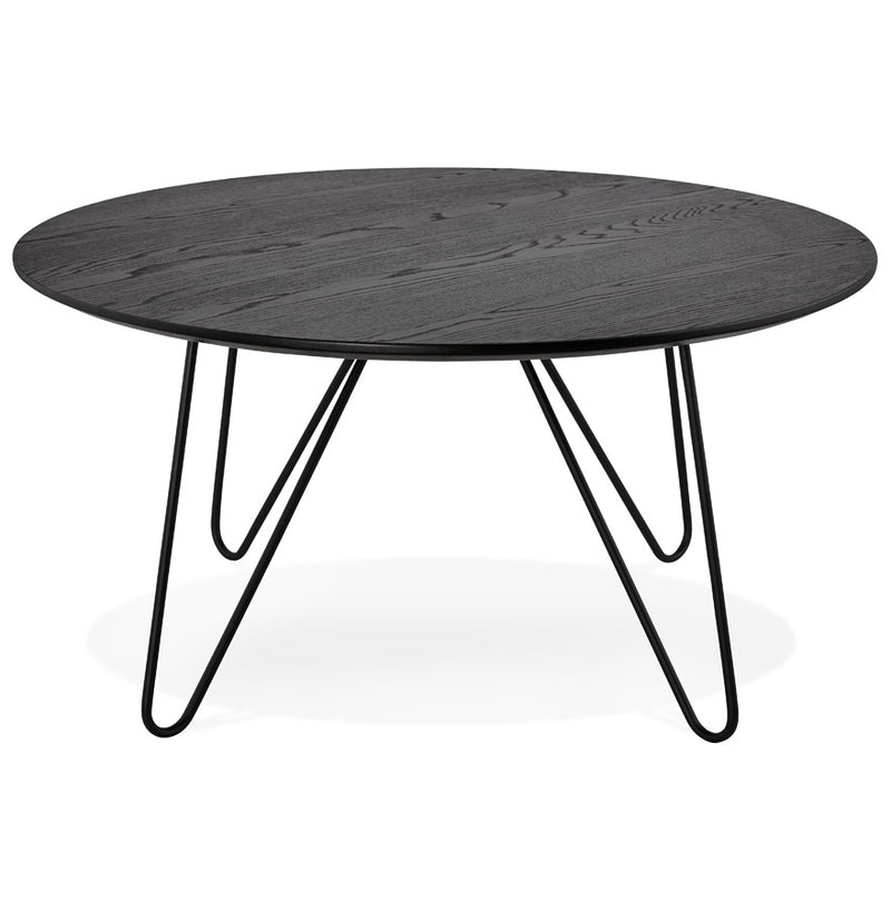 Kokoon Design - Salontafels RUNDA - Design lage tafel - Zwart - Majorr