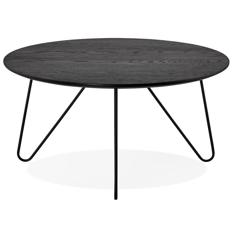 Kokoon Design - Salontafels RUNDA - Design lage tafel - Zwart - Majorr