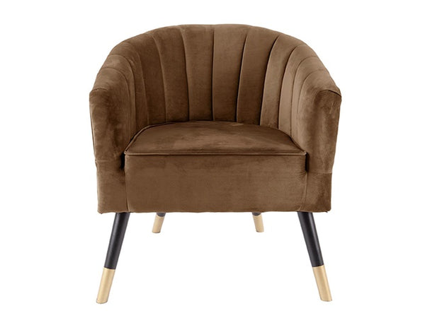 Chair Royal velvet chocolate brown - Majorr