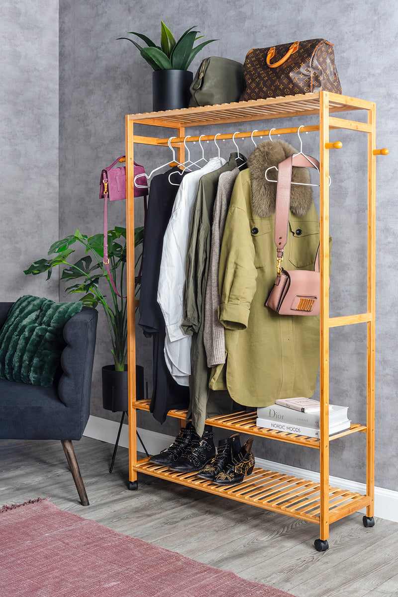 Clothing rack bamboo - Majorr