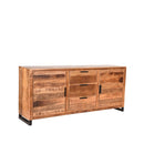 LABEL51 Dressoir Glasgow - Rough - Mangohout - 190 cm - Majorr