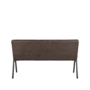 LABEL51 Eetkamerbank Matz - Antraciet - Microfiber - 145 cm - Majorr