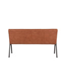 LABEL51 Eetkamerbank Matz - Cognac - Microfiber - 145 cm - Majorr
