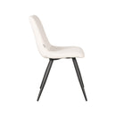 LABEL51 Eetkamerstoel Jep - Ivory - Teddy - Majorr