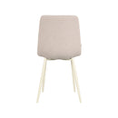 LABEL51 Eetkamerstoel Nino - Naturel - Boucle - Majorr