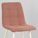 LABEL51 Eetkamerstoel Nino - Terra - Boucle - Majorr