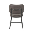 LABEL51 Eetkamerstoel Noah - Antraciet - Microfiber - Majorr