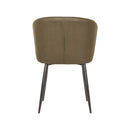 LABEL51 Eetkamerstoel Wave - Army green - Microfiber - Majorr