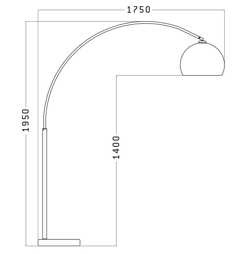 Kokoon Design - LOFT XL - Design Vloer Lamp - Wit - Majorr