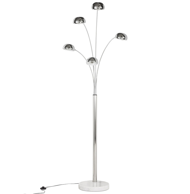 Kokoon Design - BUSH - Design Vloer Lamp - Chroom - Majorr