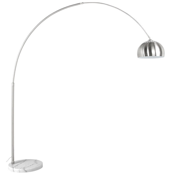 Kokoon Design - BIGHO - Design Vloer Lamp - Geborsteld staal - Majorr