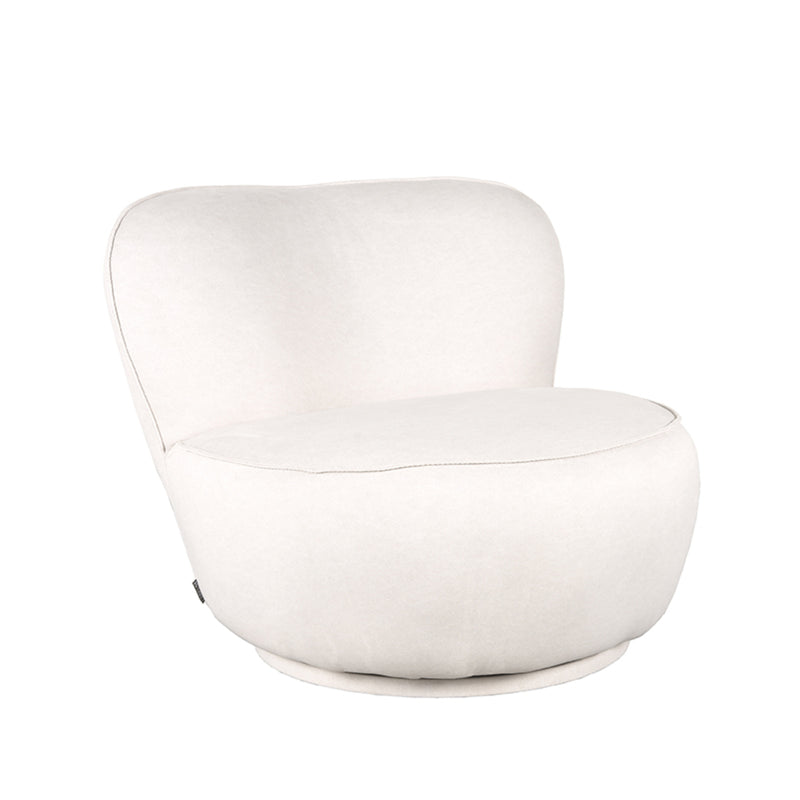 LABEL51 Fauteuil Bunny - Crème - Microfiber - Majorr