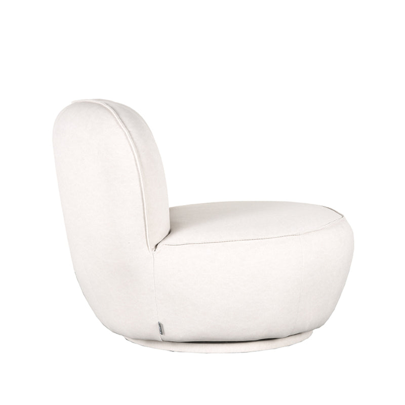 LABEL51 Fauteuil Bunny - Crème - Microfiber - Majorr