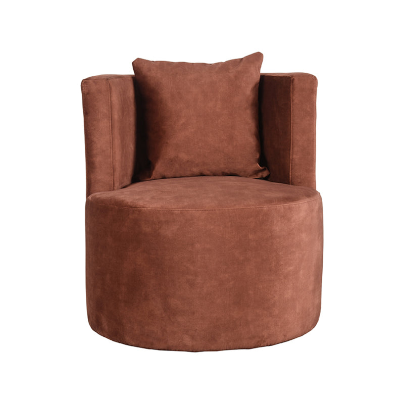 LABEL51 Fauteuil Evy - Rust - Velours - 65 cm - Majorr