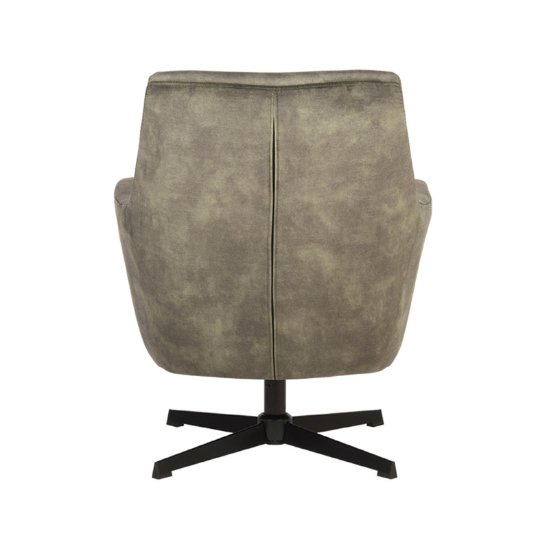 LABEL51 Fauteuil Toby - Hunter - Velours - Majorr