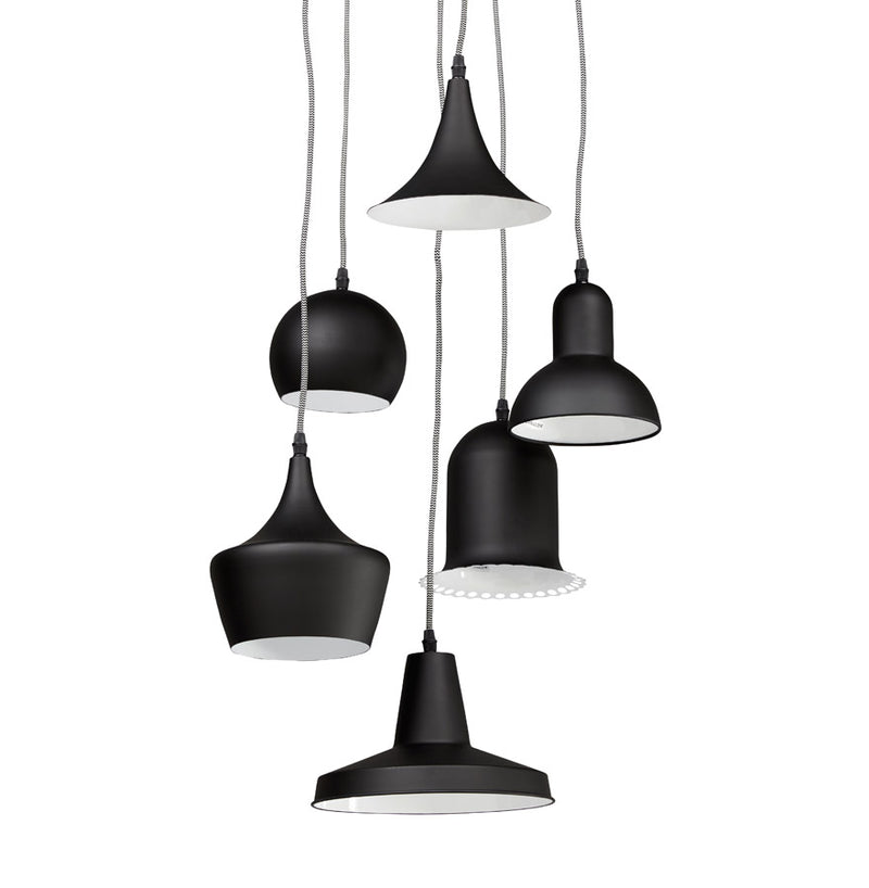 Kokoon Design - PENGAN - Design Hang Lamp - Zwart - Majorr