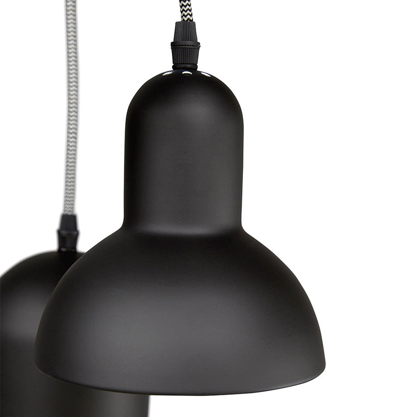 Kokoon Design - PENGAN - Design Hang Lamp - Zwart - Majorr