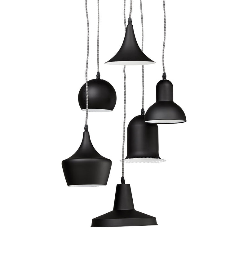 Kokoon Design - PENGAN - Design Hang Lamp - Zwart - Majorr