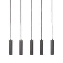LABEL51 Hanglamp Ferroli - Zwart - Metaal - 5-lichts - Majorr