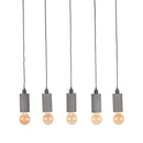 LABEL51 Hanglamp Fresco - Concrete - Beton - 5-Lichts - Majorr