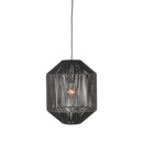 LABEL51 Hanglamp Ibiza - Zwart - Jute - 1-Lichts Cilinder - Majorr