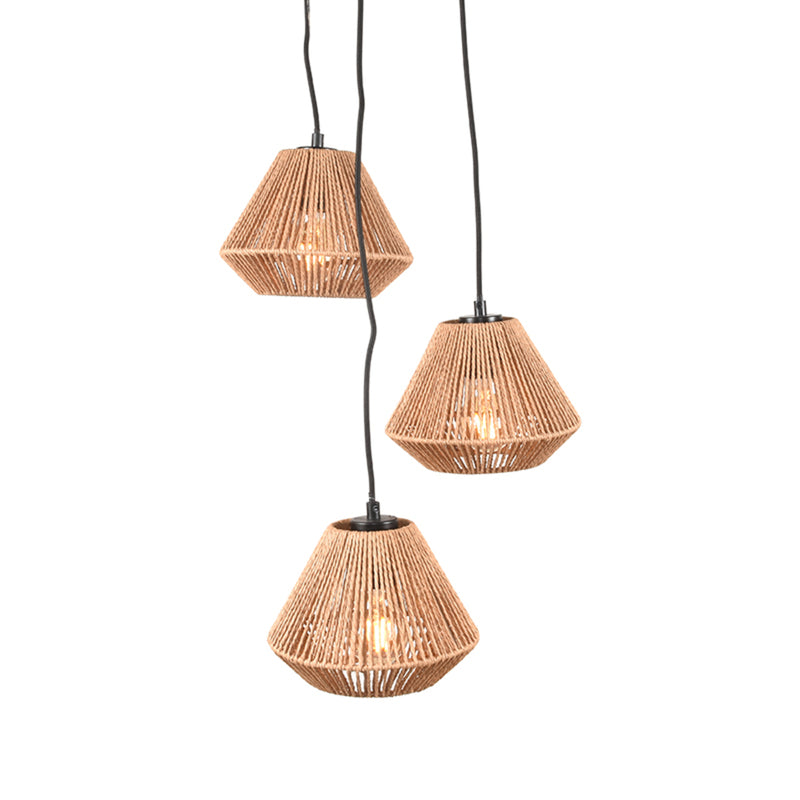 LABEL51 Hanglamp Ibiza - Naturel - Jute - 3-Lichts - Majorr