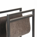 LABEL51 Magazinehouder - Antraciet - Leder - Majorr