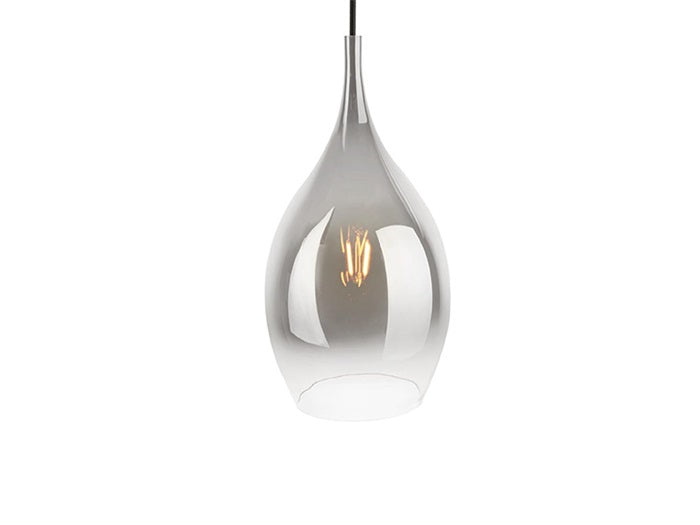 Pendant Lamp Drup chrome shadow - Majorr