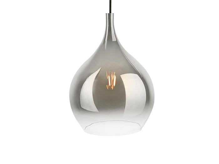 Pendant Lamp Drup Large chrome shadow - Majorr