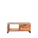 LABEL51 Salontafel Glasgow - Rough - Mangohout - 110x60 cm - Majorr