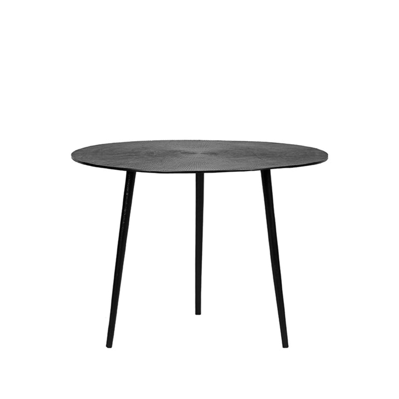 LABEL51 Salontafel Nobby - Zwart - Metaal - 60 cm - Majorr