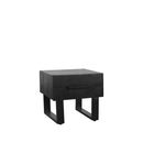 LABEL51 Salontafel Santos - Zwart - Mangohout - 50 cm - Majorr