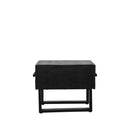 LABEL51 Salontafel Santos - Zwart - Mangohout - 50 cm - Majorr