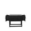 LABEL51 Salontafel Santos - Zwart - Mangohout - 50 cm - Majorr