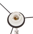 Grijze, in de hoogte regelbare tafellamp 'LIVING MINI' - Majorr