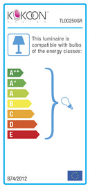 Grijze, in de hoogte regelbare tafellamp 'LIVING MINI' - Majorr