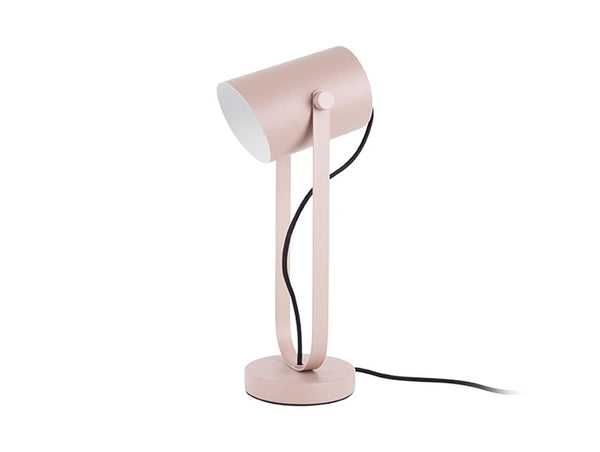 Table lamp Snazzy metal matt faded pink - Majorr